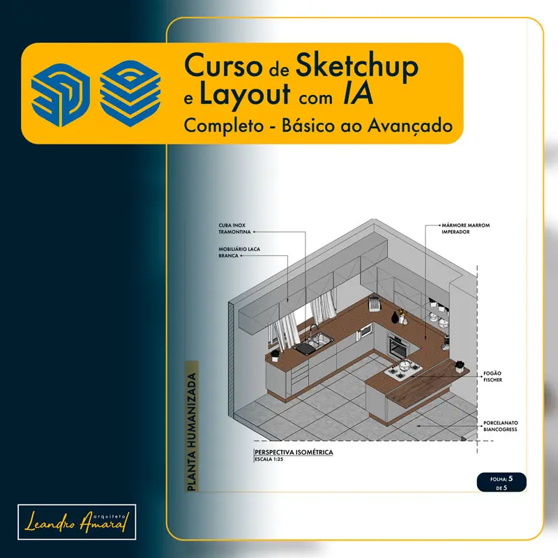 Curso de Sketchup e Layout com IA