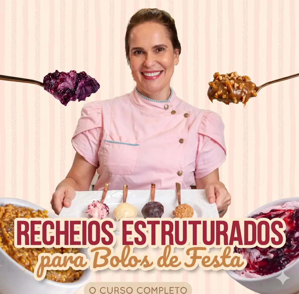 Recheios Estruturados para Bolos de Festa
